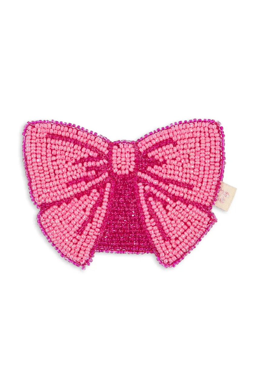 Детский кошелек Konges Sløjd BEADED BOW WALLET для девочки цвет розовый KS103212