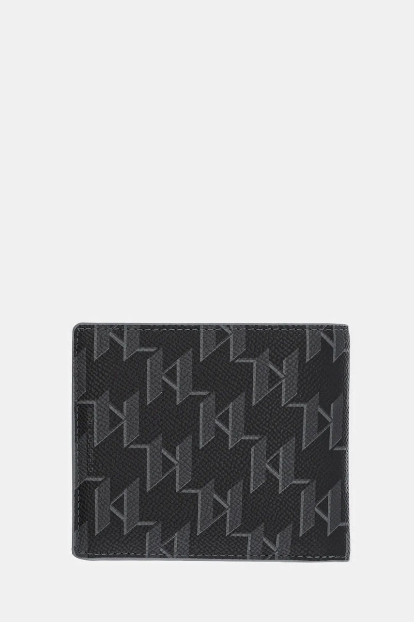 Кошелек Karl Lagerfeld K/KANVAS мужской цвет чёрный A1M32035 Кошелек Karl Lagerfeld K/KANVAS мужской цвет чёрный A1M32035