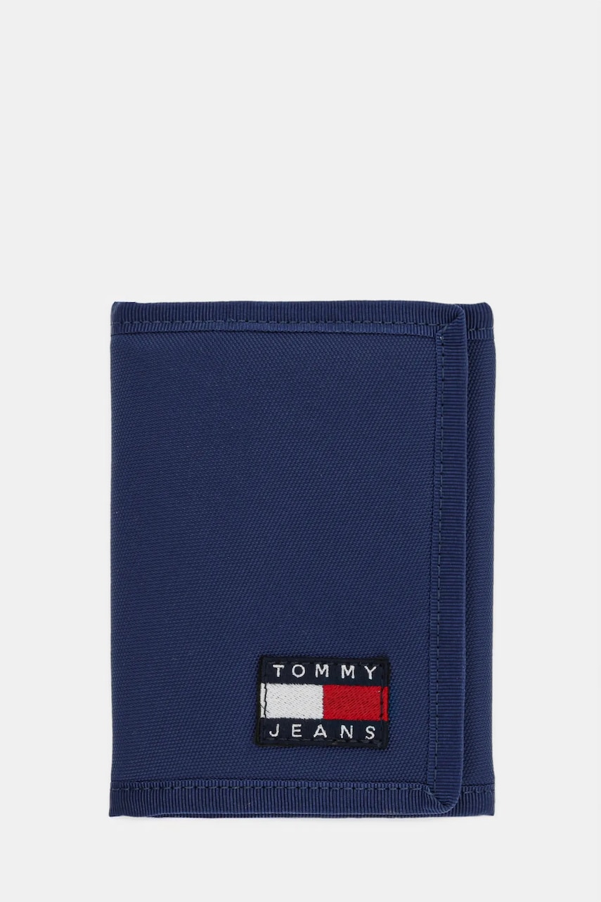 Tommy Jeans portofel bărbați, culoarea bleumarin, AM0AM13269 Tommy Jeans portofel bărbați, culoarea bleumarin, AM0AM13269