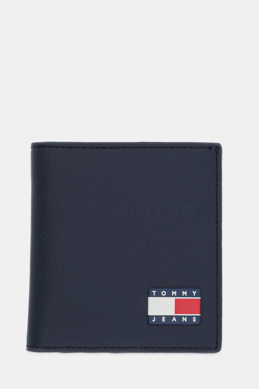 Tommy Jeans portofel barbati, culoarea albastru marin, AM0AM13372
