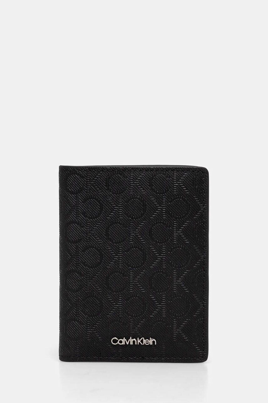 Levně Peněženka Calvin Klein černá barva, K50K512686