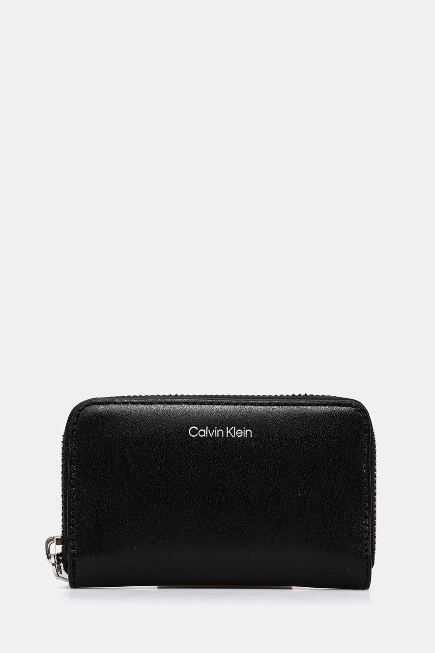 

Кожен портфейл Calvin Klein мъжки в черно K50K512705, Черен