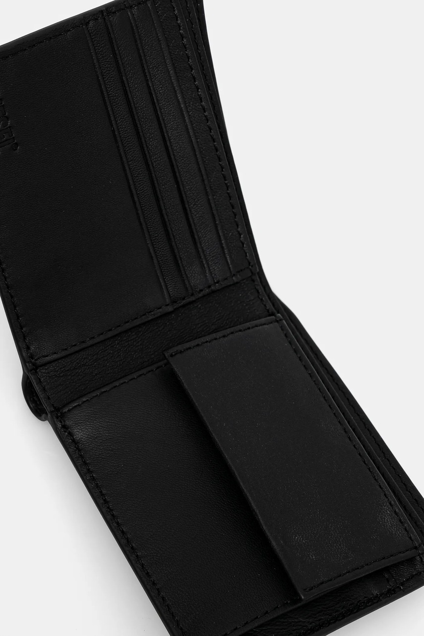 Diesel bőr pénztárca RAVE RAVE BI-FOLD COIN S walle fekete, férfi, X09903.PR227 termék 2. képe