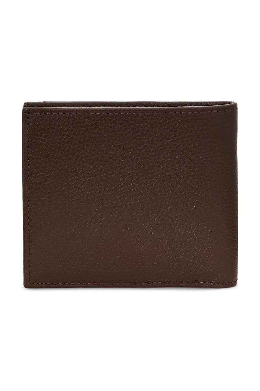 Кожаный кошелек Polo Ralph Lauren мужской цвет коричневый 405963224 Кожаный кошелек Polo Ralph Lauren мужской цвет коричневый 405963224