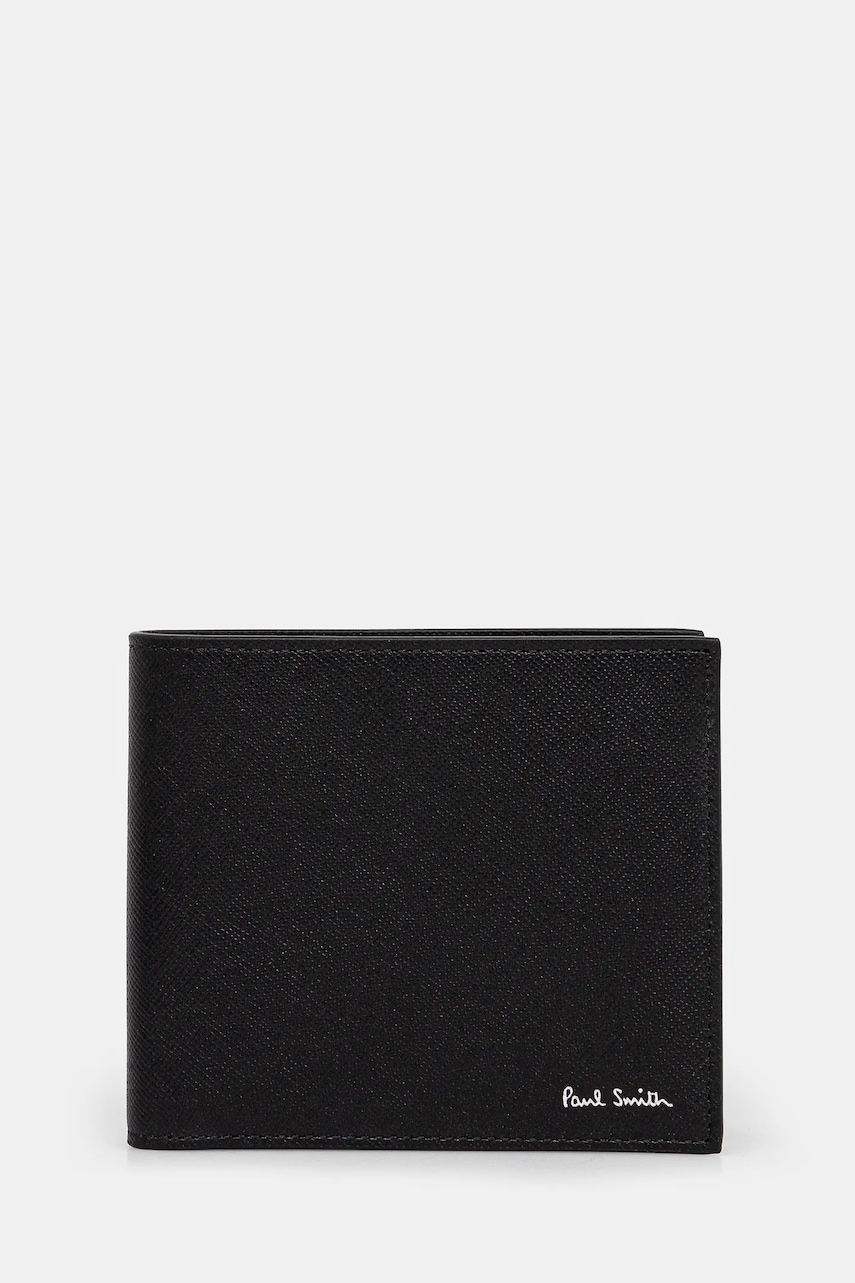 Paul Smith portofel barbati, culoarea negru, M1A-4832-PHBALL