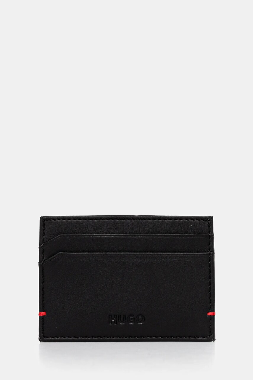 HUGO card holder culoarea negru, 50542014