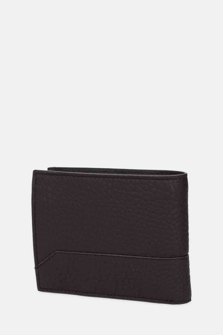 Кожаный кошелек Guess BARCELLONA цвет чёрный SMBAGR LEA24