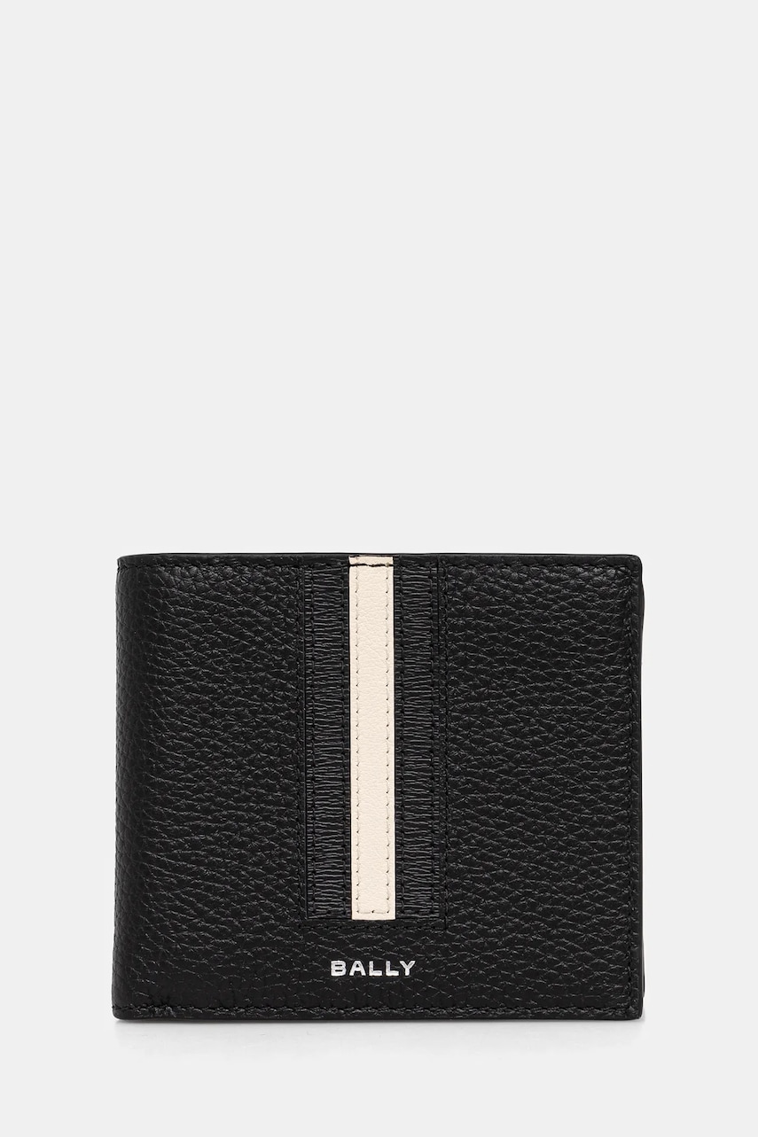 Bally portofel de piele barbati, culoarea negru, MLW03F Bally portofel de piele barbati, culoarea negru, MLW03F