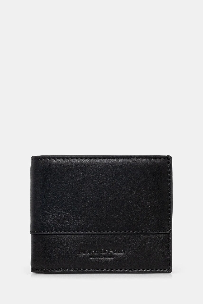 Marc O\'Polo portofel de piele barbati, culoarea negru, 50229915701141