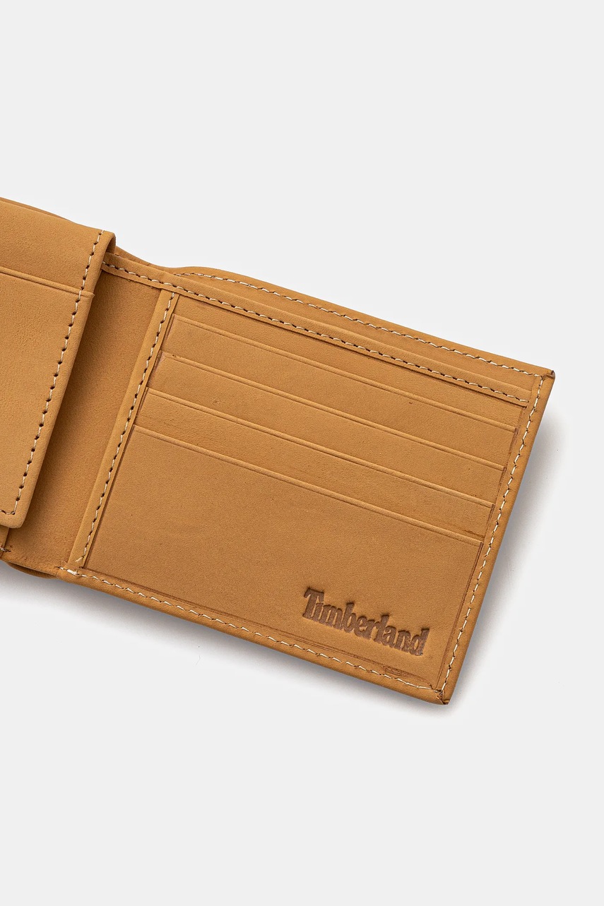 Timberland bőr pénztárca bézs, férfi, TB0A2MHK2311 termék 2. képe
