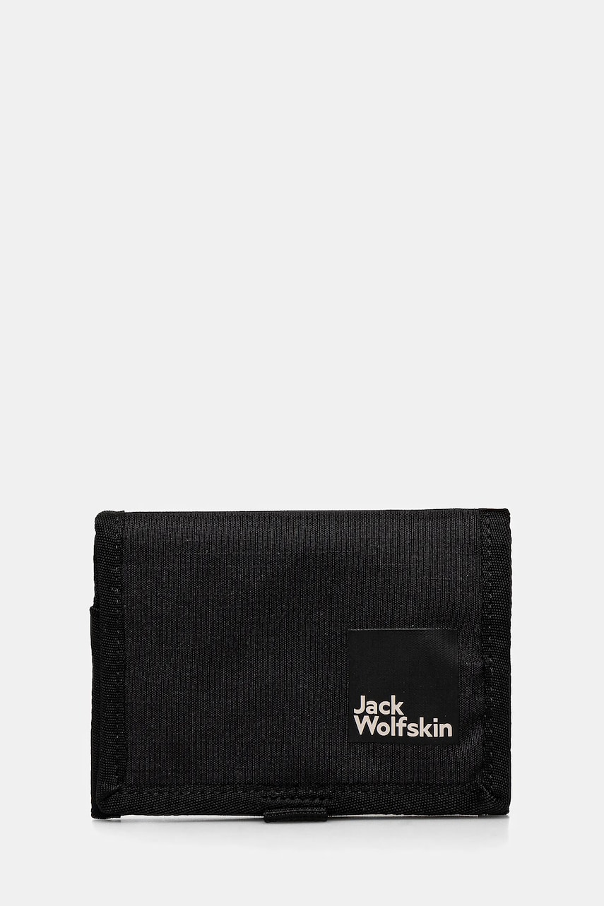Jack Wolfskin portofel Gutleut culoarea negru, A64868 Jack Wolfskin portofel Gutleut culoarea negru, A64868