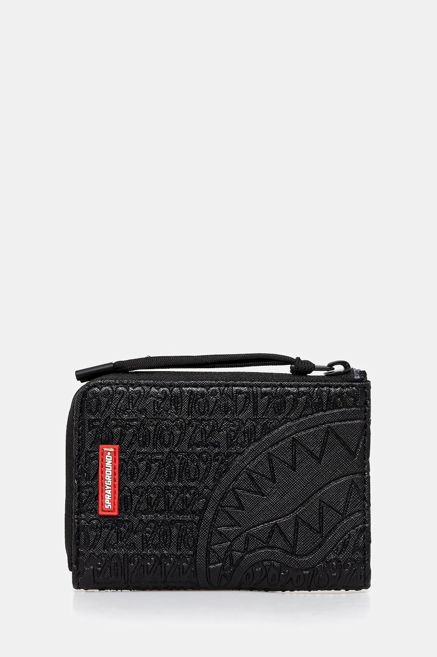 Sprayground portofel culoarea negru, 910W6885NSZ Sprayground portofel culoarea negru, 910W6885NSZ