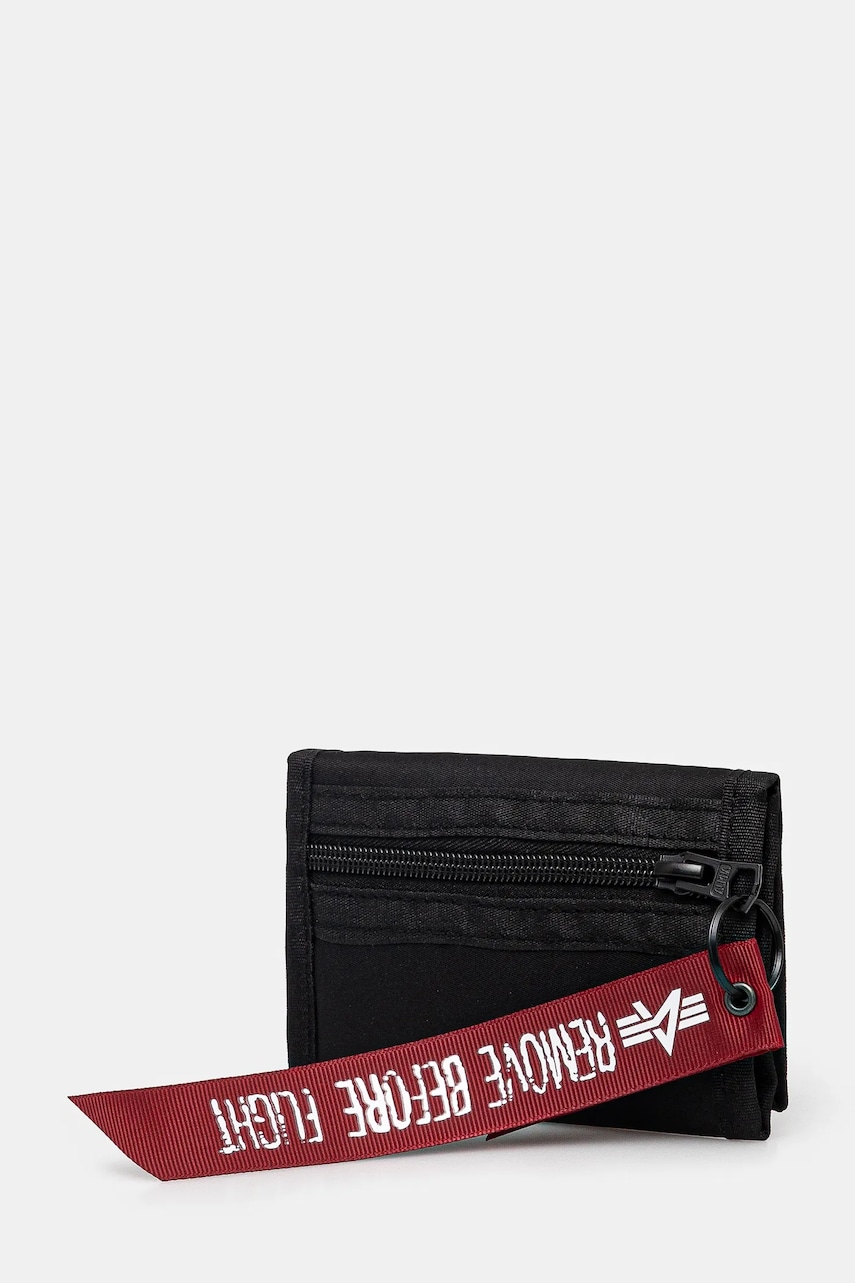 Кошелек Alpha Industries Crew Wallet II цвет чёрный 146940 Кошелек Alpha Industries Crew Wallet II цвет чёрный 146940