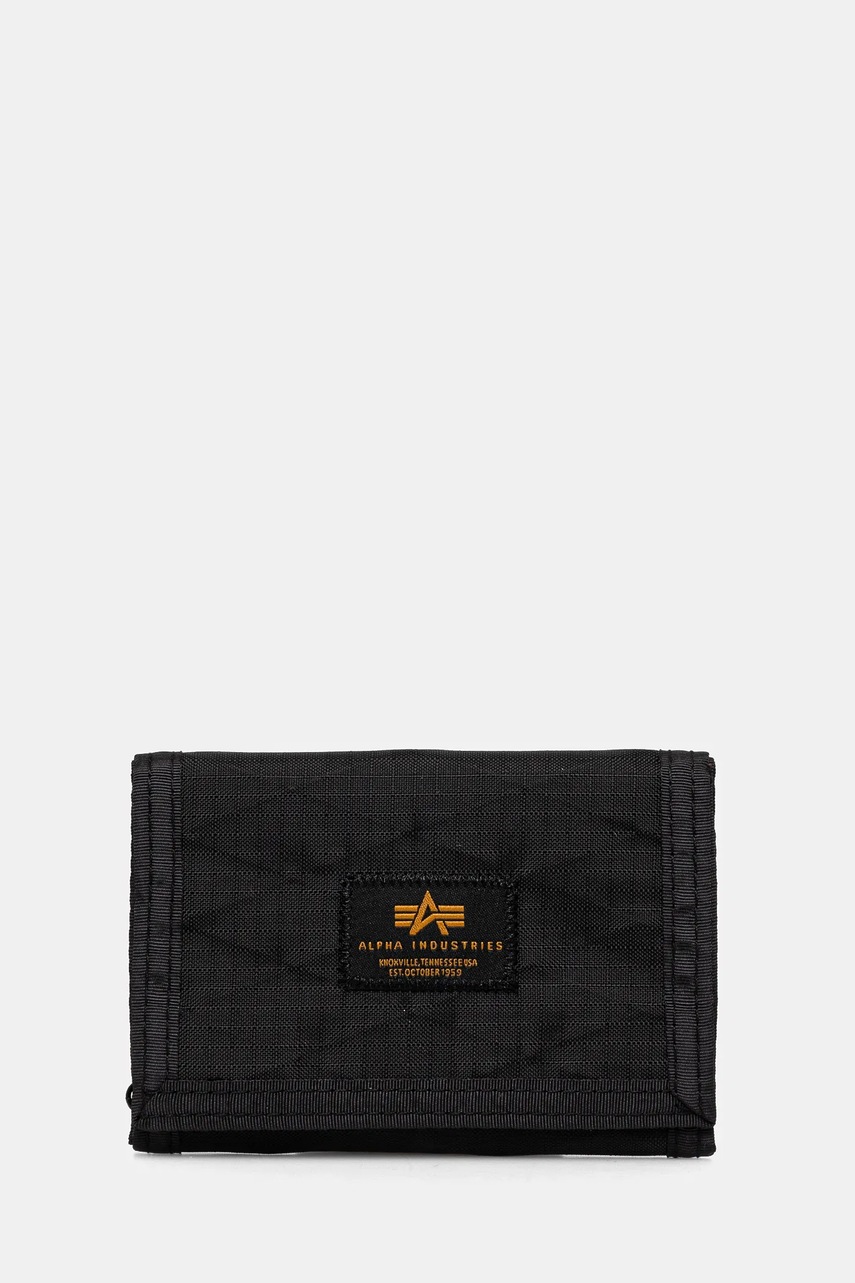 Alpha Industries portofel Combat Label Wallet culoarea negru, 156951