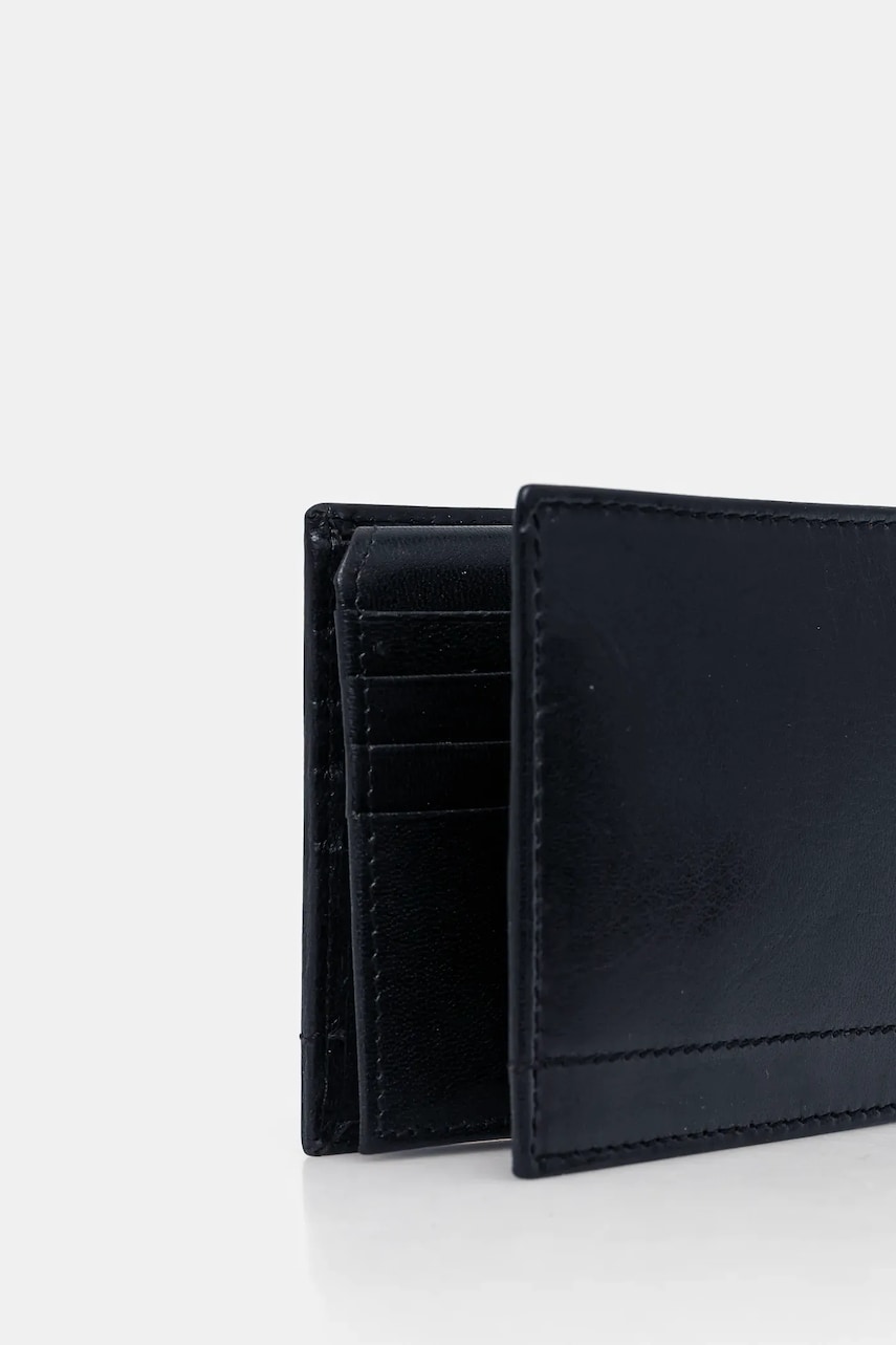 Кожаный кошелек U.S. Polo Assn. Sti.H Wallet цвет синий AIUS82353MHA Кожаный кошелек U.S. Polo Assn. Sti.H Wallet цвет синий AIUS82353MHA