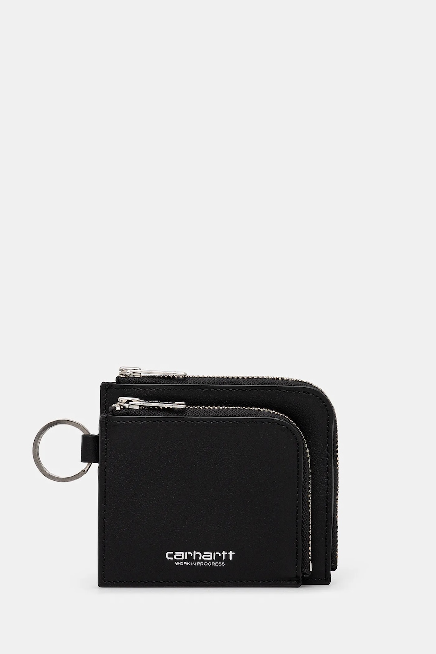 Carhartt WIP portfel skórzany Double Vegas Zip Wallet