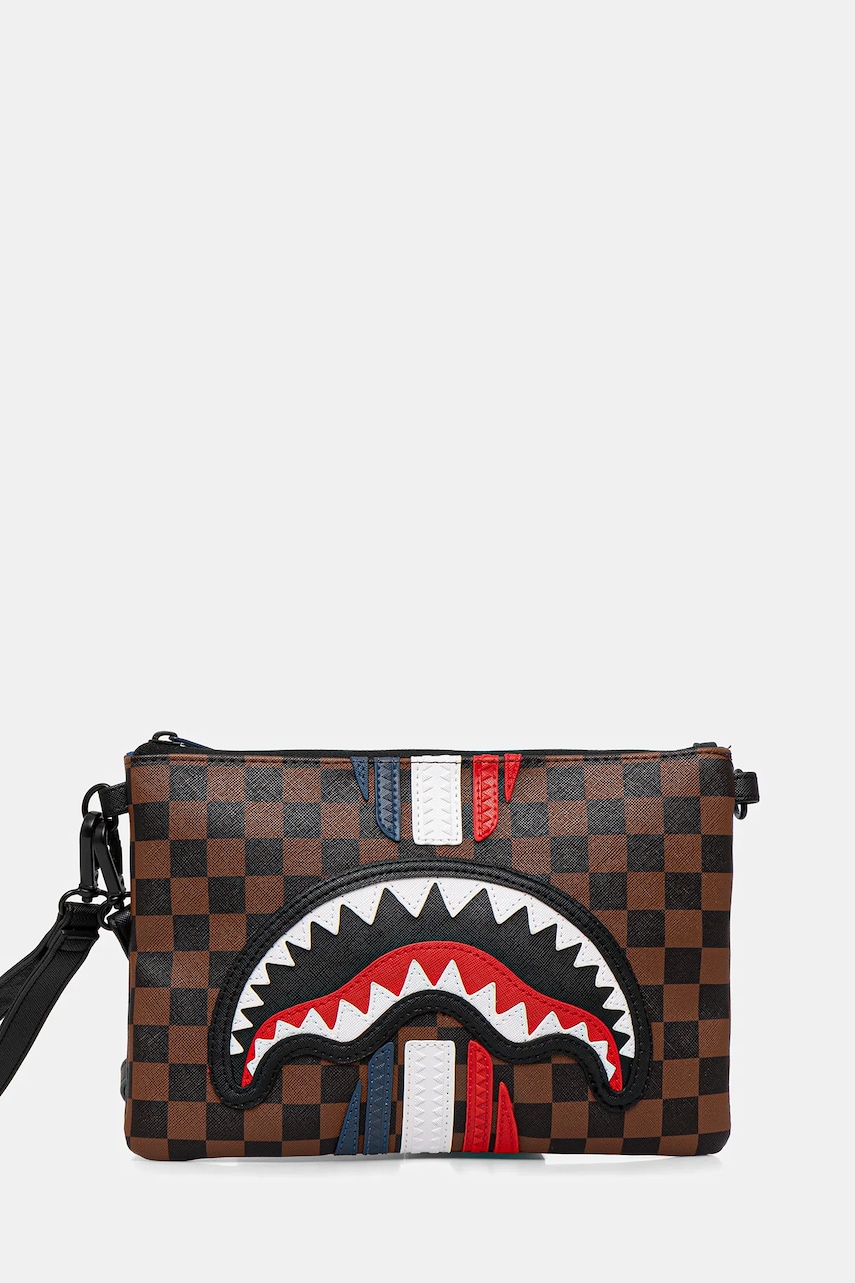 Sprayground borseta culoarea maro, 910B7493NSZ