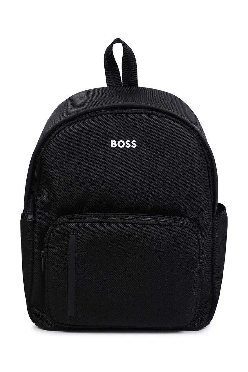 Levně Dětský batoh BOSS černá barva, velký, s aplikací, J51708