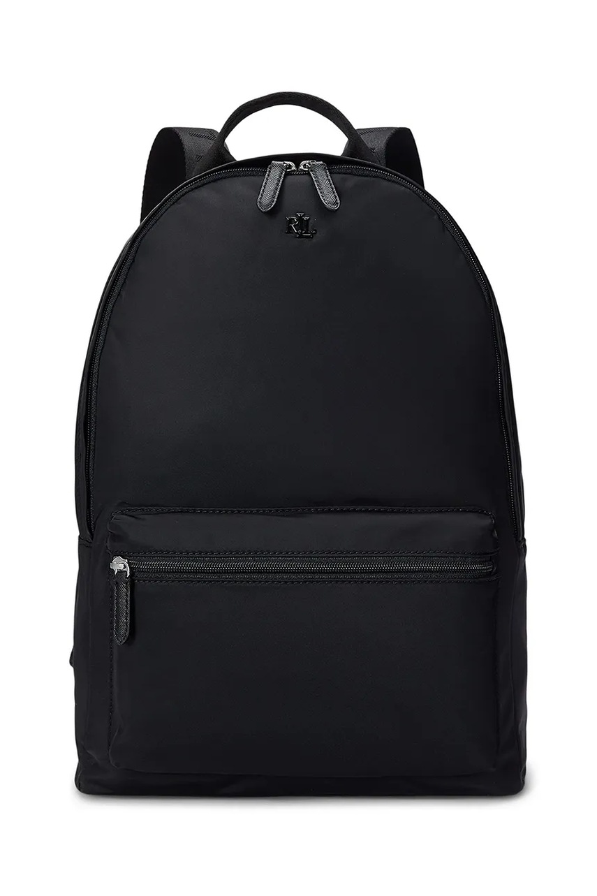 Levně Batoh Lauren Ralph Lauren dámský, černá barva, velký, hladký, 431957039