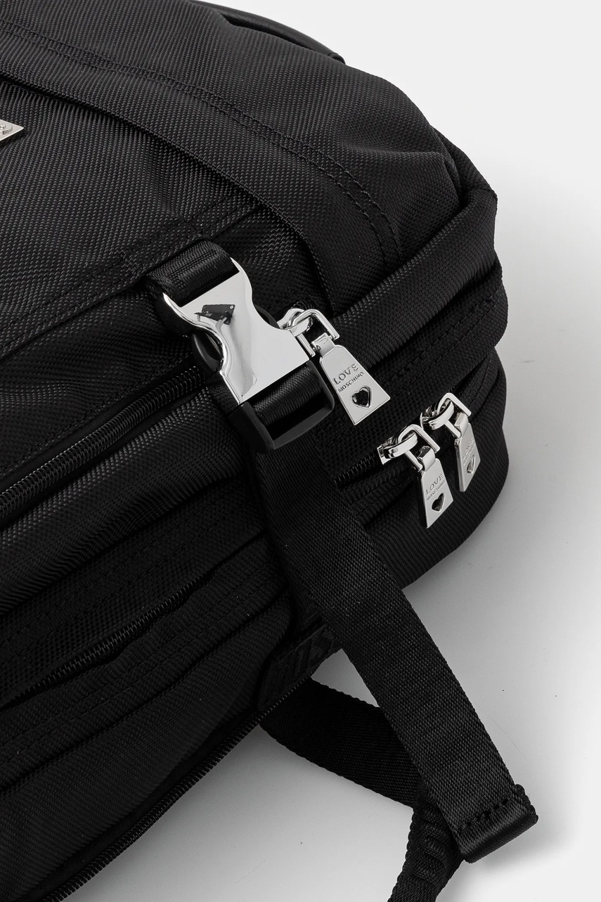 Σακίδιο πλάτης Love Moschino χρώμα: μαύρο, JC4200PP1 φωτογραφία