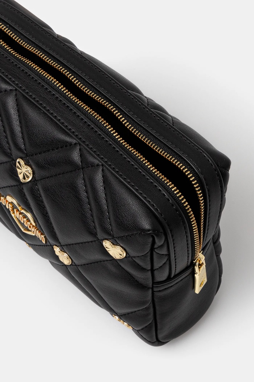 Σακίδιο πλάτης Love Moschino χρώμα: μαύρο, JC4197PP1 φωτογραφία