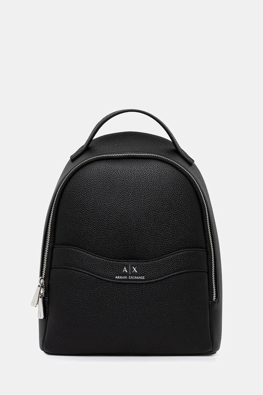 Armani Exchange rucsac culoarea negru, mic, uni, XW000924 AF13676