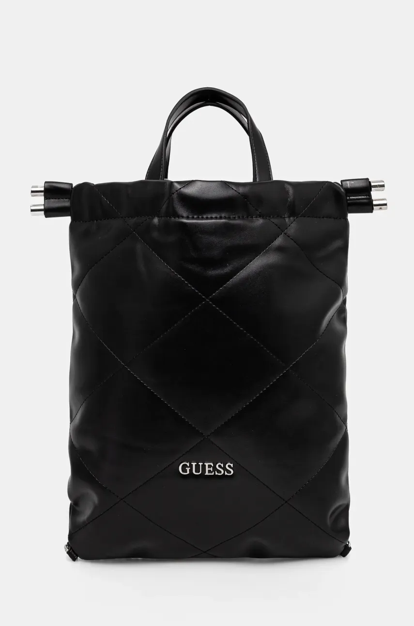 Σακίδιο πλάτης Guess χρώμα: μαύρο, V5RZ06 WGRJ0 φωτογραφία