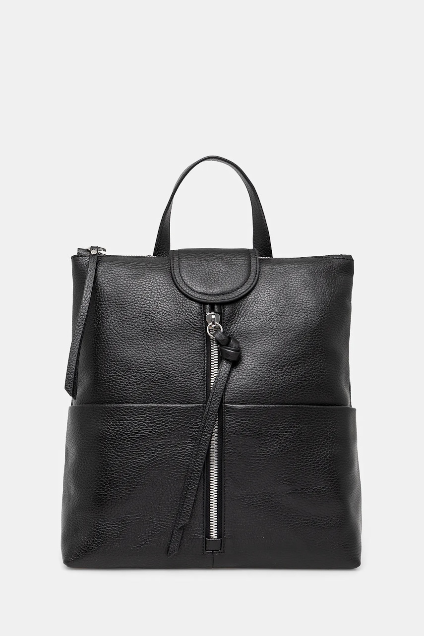 Gianni Chiarini ghiozdan de piele GIADA femei, culoarea negru, mic, neted, ZN 7040/COMM GRN Gianni Chiarini ghiozdan de piele GIADA femei, culoarea negru, mic, neted, ZN 7040/COMM GRN