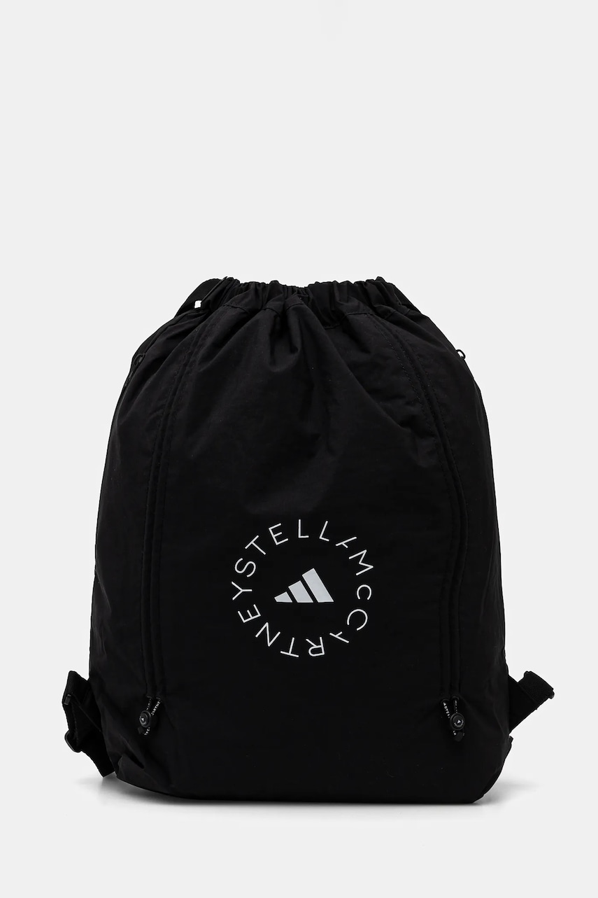 adidas by Stella McCartney sac culoarea negru, cu imprimeu, JJ4693