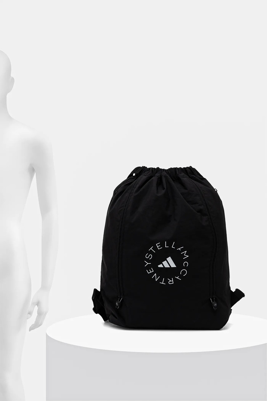 Τσάντα adidas by Stella McCartney χρώμα: μαύρο, JJ4693 φωτογραφία