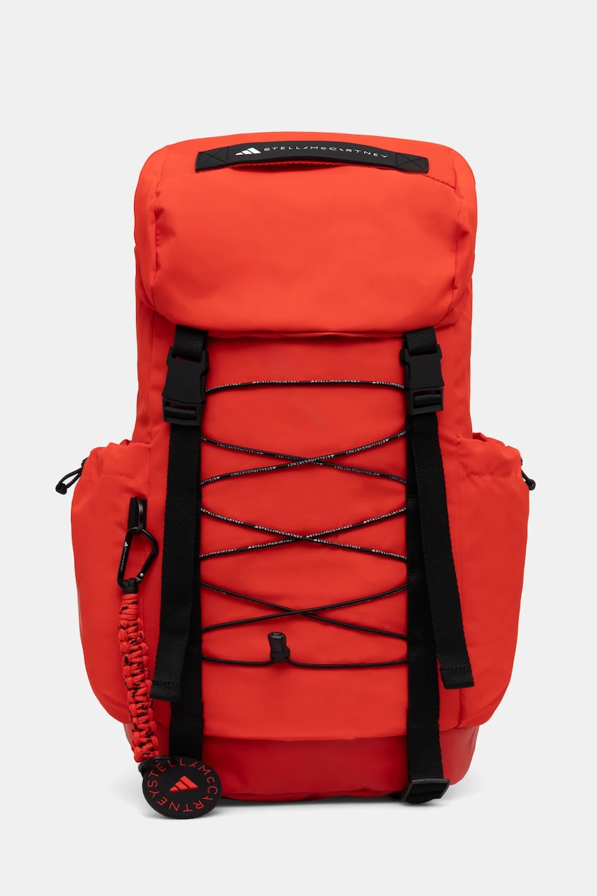 adidas by Stella McCartney rucsac femei, culoarea rosu, mare, modelator, JN7101 adidas by Stella McCartney rucsac femei, culoarea rosu, mare, modelator, JN7101