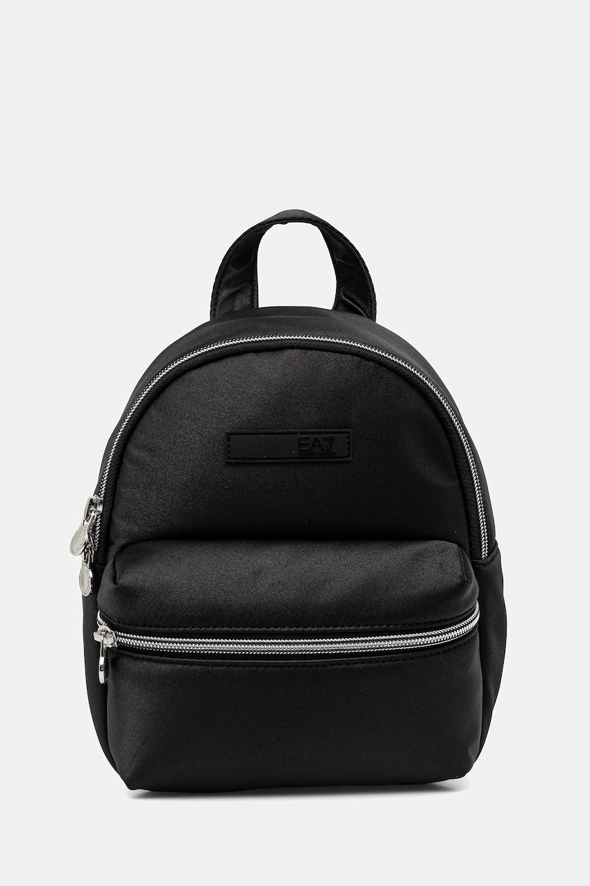 EA7 Emporio Armani rucsac culoarea negru, mic, uni, AF15116.7W000549