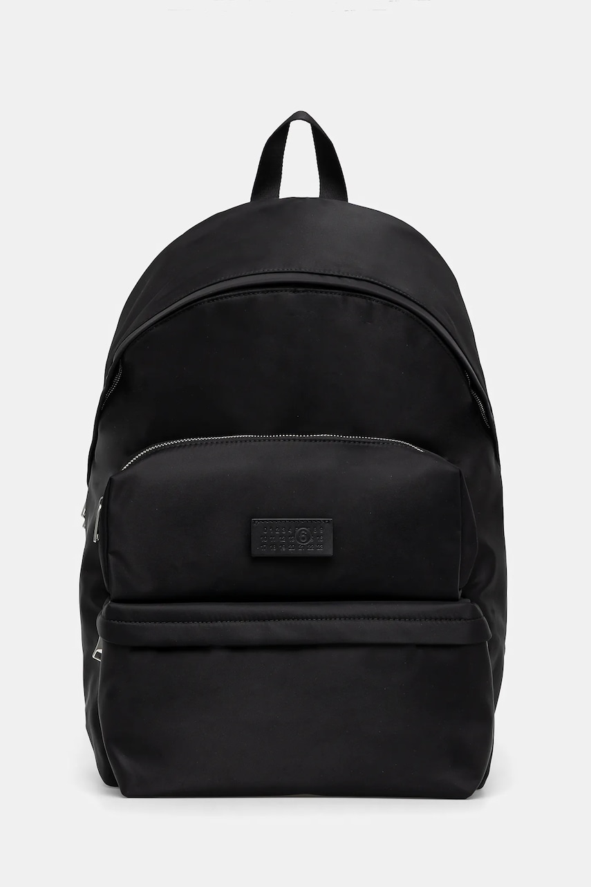 MM6 Maison Margiela rucsac femei, culoarea negru, mare, neted, SB5WA0006.P6416