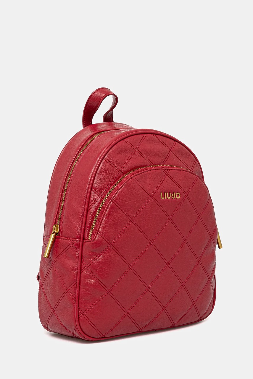 Рюкзак Liu Jo женский цвет красный маленький однотонный AA5123 E0914 Рюкзак Liu Jo женский цвет красный маленький однотонный AA5123 E0914