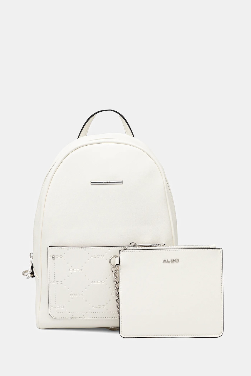 Aldo rucsac ALALANNAA culoarea alb, mic, neted, 13993906