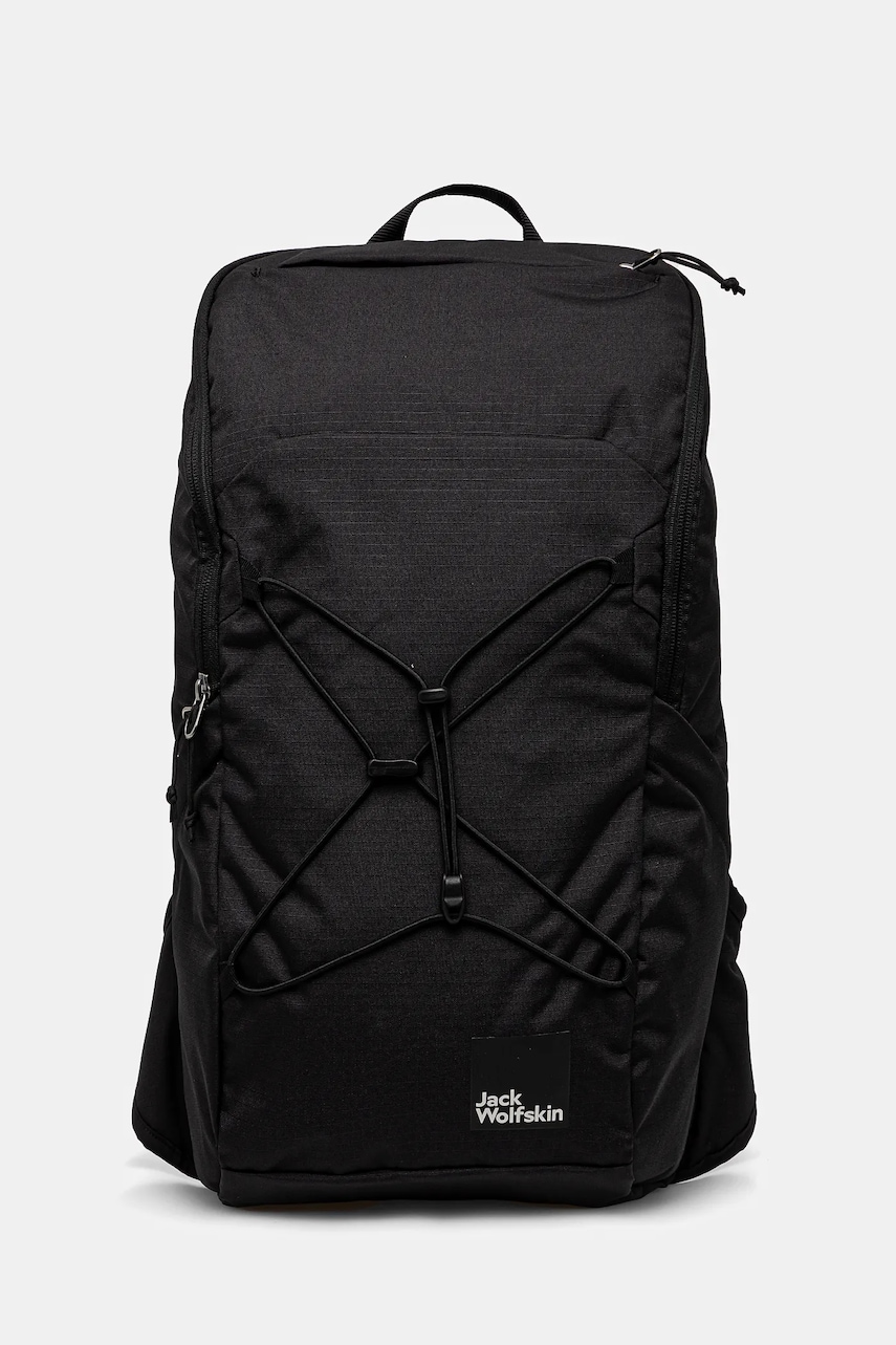 Jack Wolfskin rucsac Serene femei, culoarea negru, mare, neted, A64021 Jack Wolfskin rucsac Serene femei, culoarea negru, mare, neted, A64021