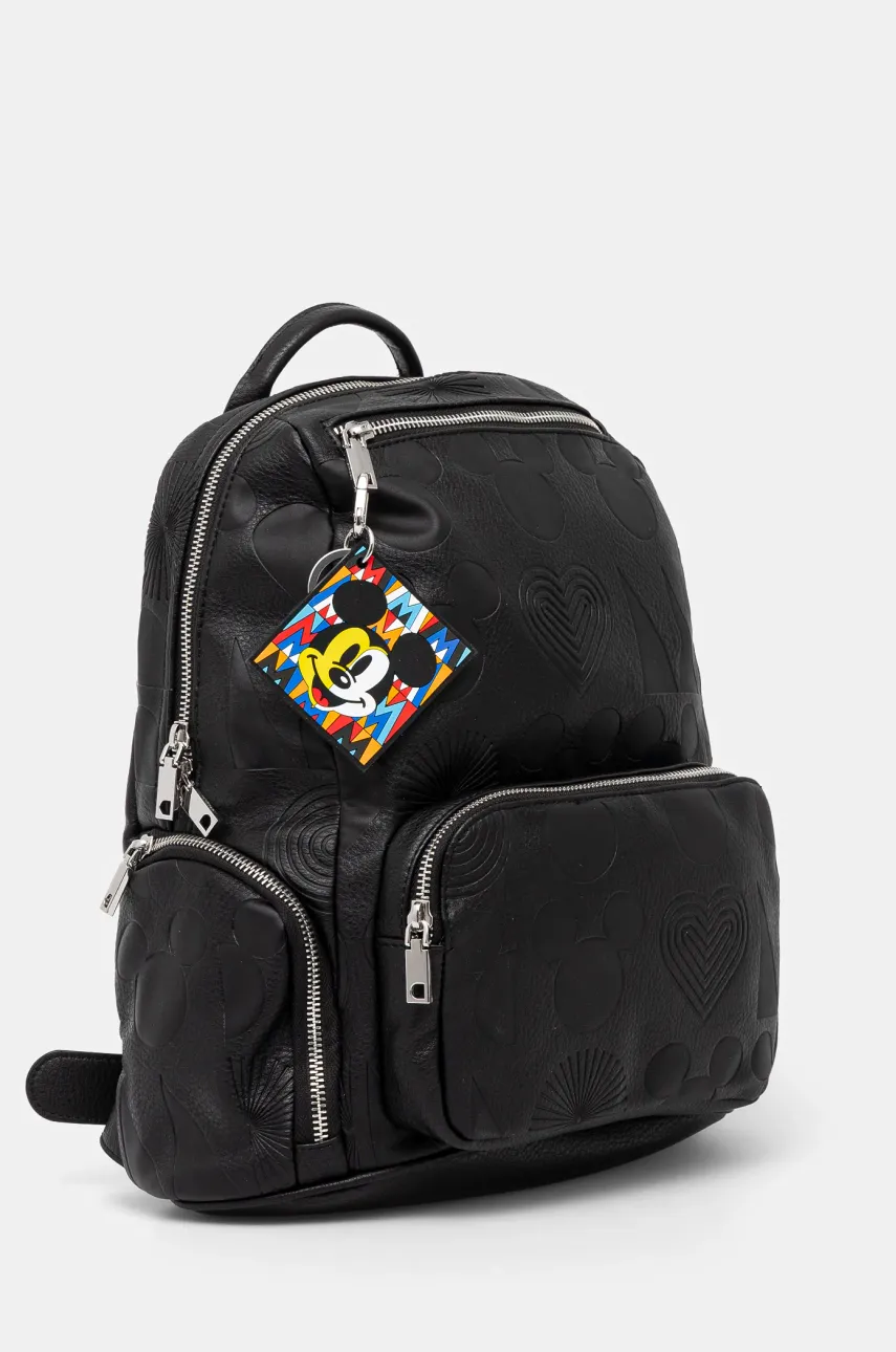 Рюкзак Desigual ALL MICKEY CHESTER женский цвет чёрный маленький 25SAKP04 Рюкзак Desigual ALL MICKEY CHESTER женский цвет чёрный маленький 25SAKP04