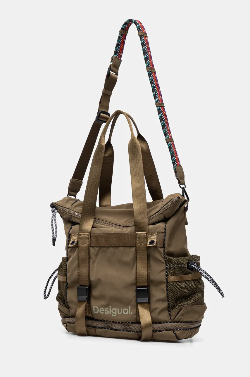 Рюкзак Desigual MODULARIS ORIGINALE женский цвет зелёный большой однотонный 25SAKY11 Рюкзак Desigual MODULARIS ORIGINALE женский цвет зелёный большой однотонный 25SAKY11