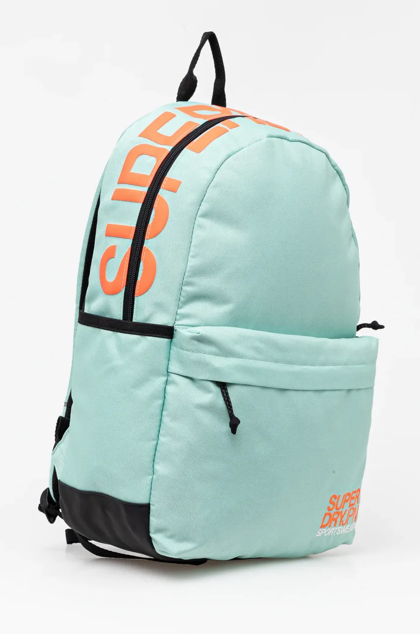 Рюкзак Superdry женский цвет бирюзовый большой однотонный W9110397A-2MD Рюкзак Superdry женский цвет бирюзовый большой однотонный W9110397A-2MD