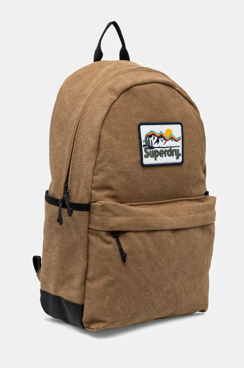 Рюкзак Superdry женский цвет коричневый большой однотонный W9110415A-8MA Рюкзак Superdry женский цвет коричневый большой однотонный W9110415A-8MA