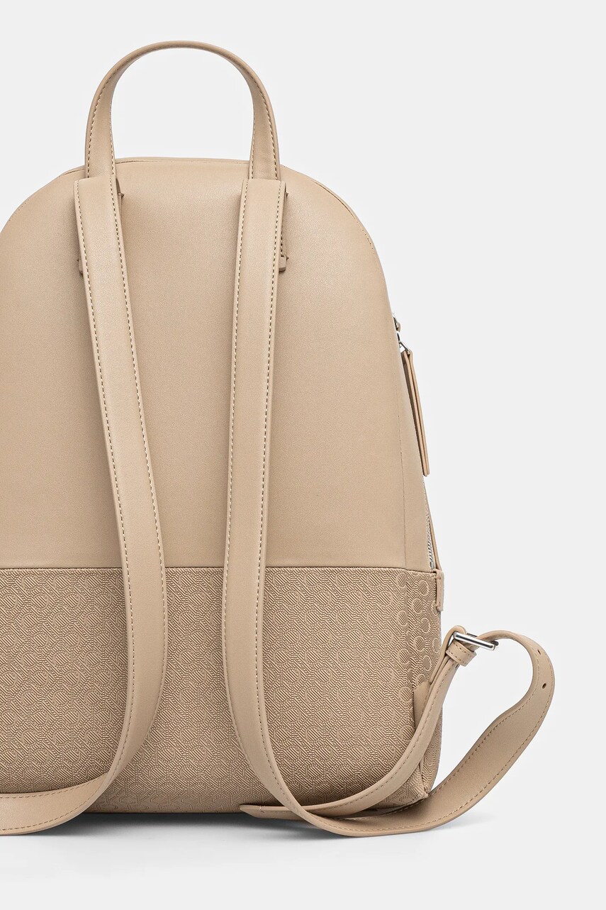 Calvin Klein hátizsák bézs, női, nagy, mintás, K60K613184 termék 2. képe