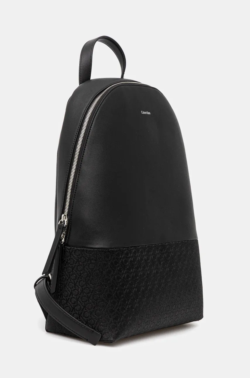 Рюкзак Calvin Klein женский цвет чёрный большой узорный K60K613184 Рюкзак Calvin Klein женский цвет чёрный большой узорный K60K613184