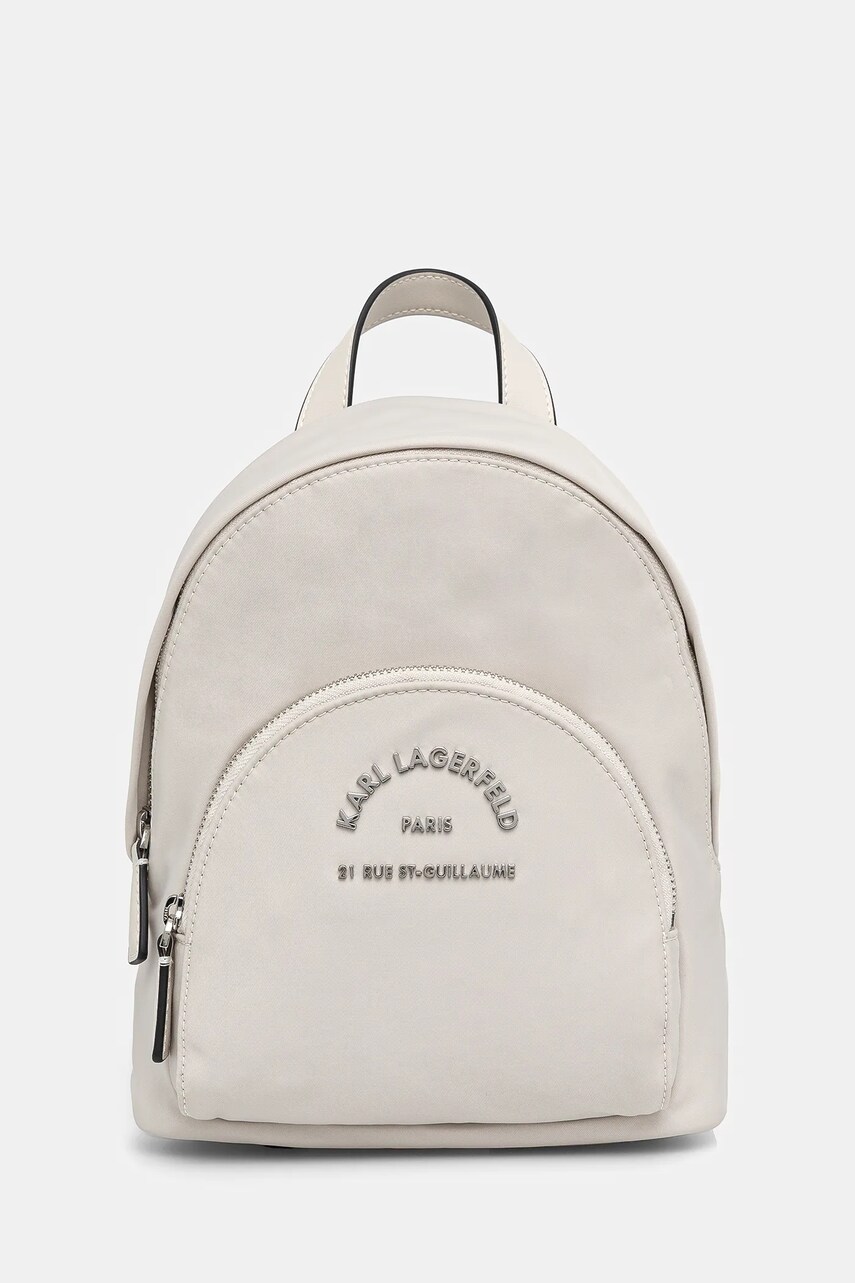 Karl Lagerfeld rucsac femei, culoarea bej, mic, neted, A2W30081