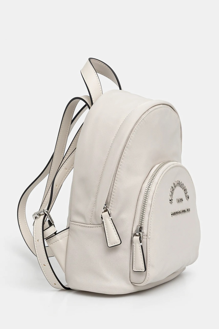 Рюкзак Karl Lagerfeld женский цвет бежевый маленький однотонный A2W30081 Рюкзак Karl Lagerfeld женский цвет бежевый маленький однотонный A2W30081