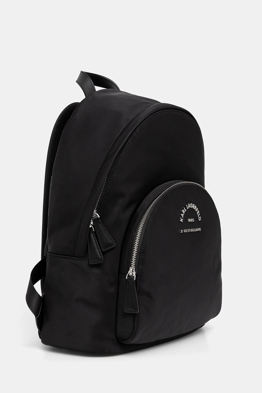 Рюкзак Karl Lagerfeld женский цвет чёрный большой однотонный A2W30084 Рюкзак Karl Lagerfeld женский цвет чёрный большой однотонный A2W30084