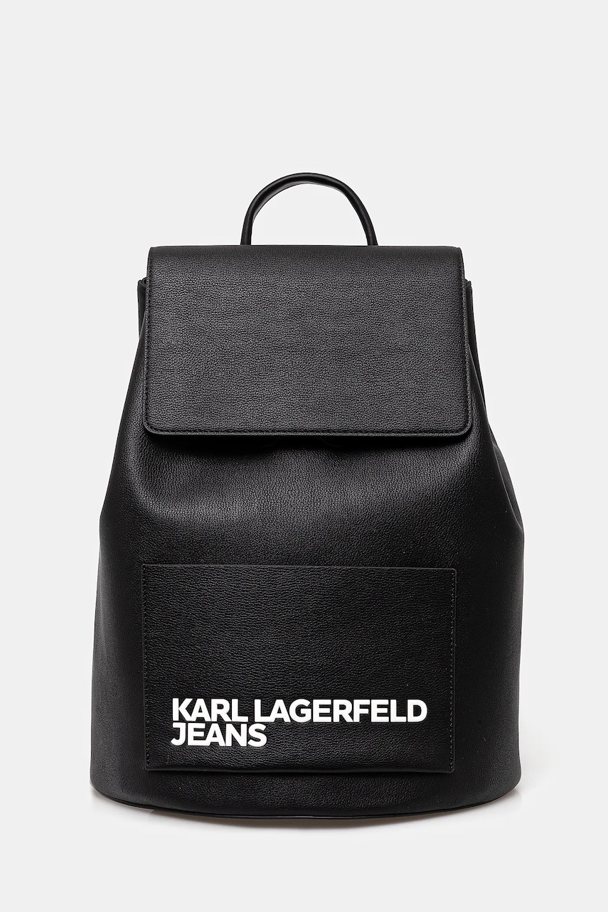 Karl Lagerfeld Jeans rucsac culoarea negru, mare, uni, A2W30251
