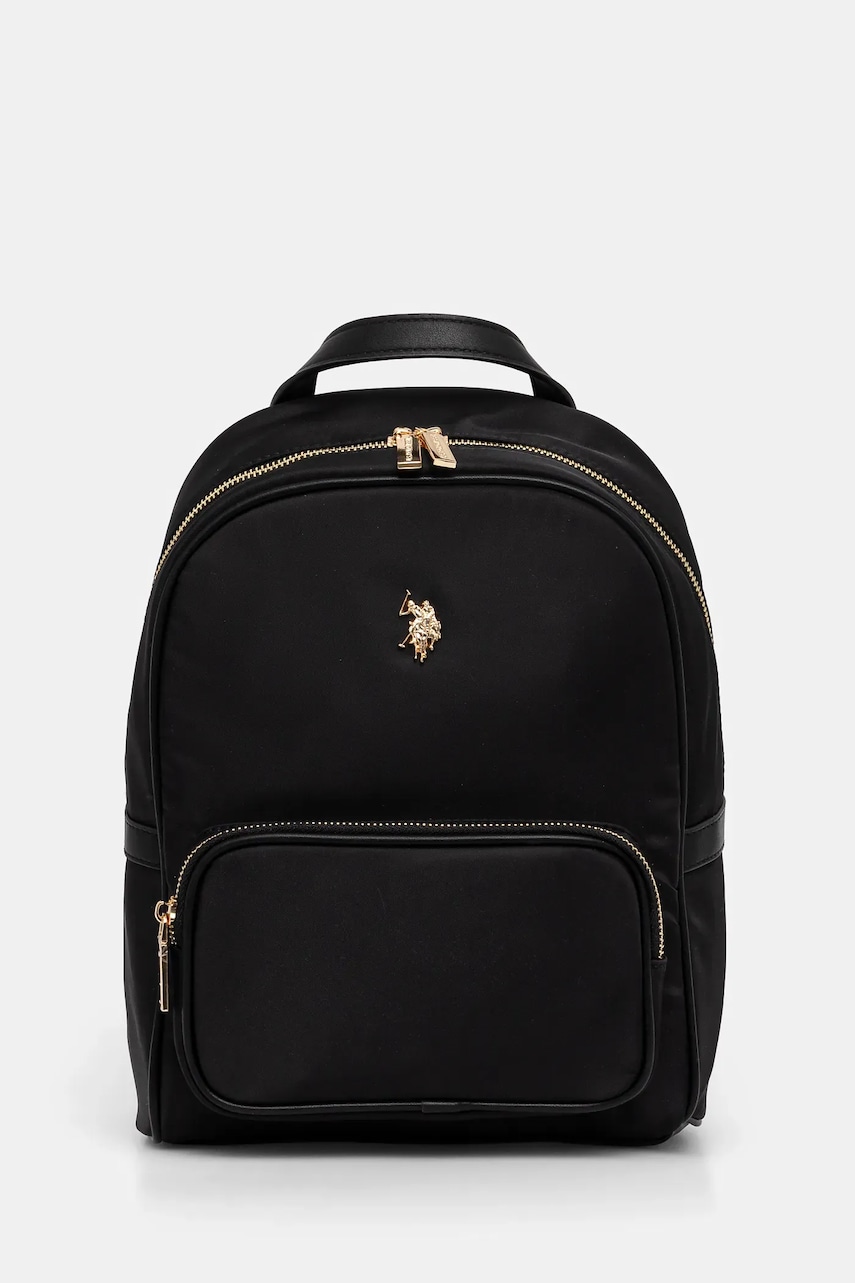 U.S. Polo Assn. rucsac HOUSTON femei, culoarea negru, mic, neted, BEUHU6388WIP U.S. Polo Assn. rucsac HOUSTON femei, culoarea negru, mic, neted, BEUHU6388WIP