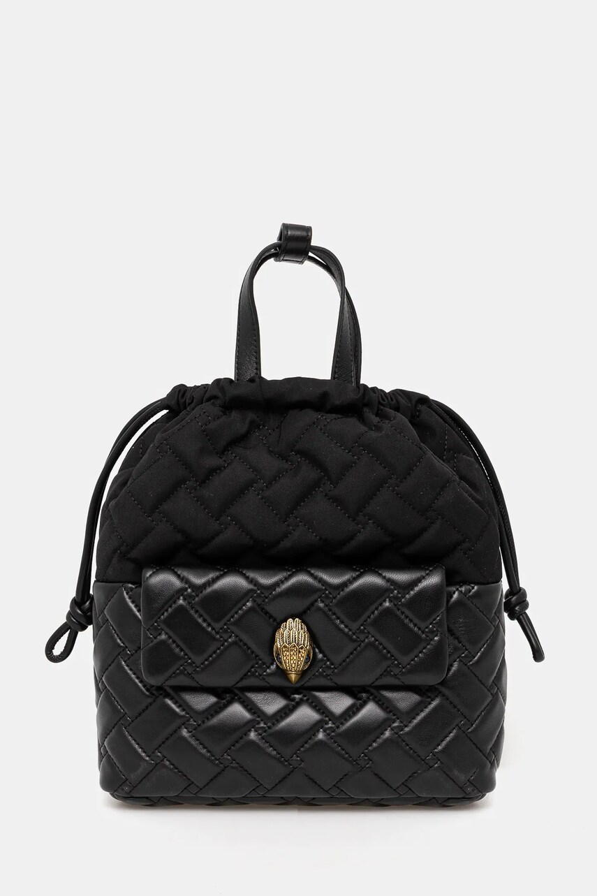 Levně Batoh Kurt Geiger London KENSINGTON dámský, černá barva, malý, hladký, 4370600169