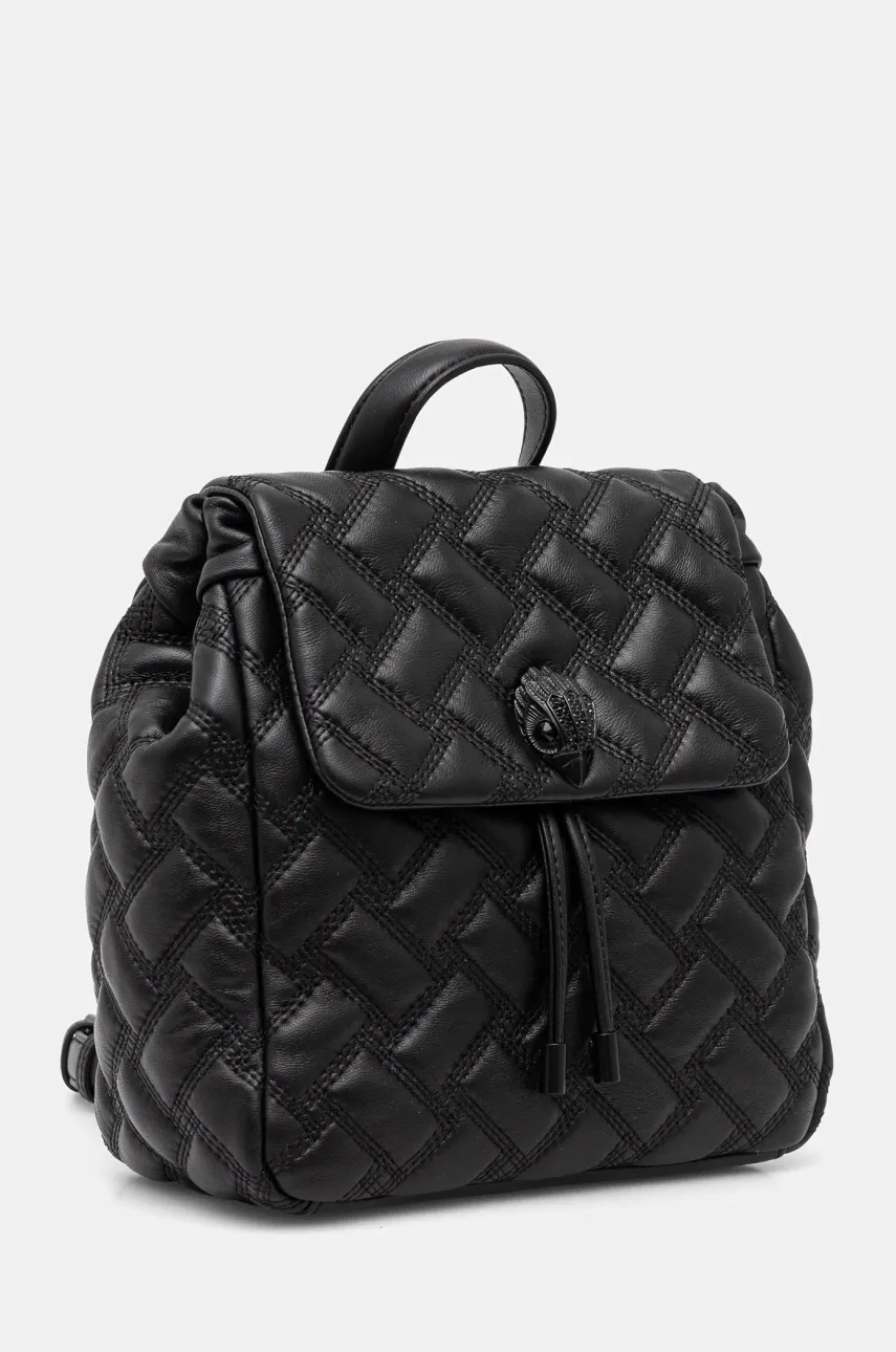 Кожаный рюкзак Kurt Geiger London KENSINGTON женский цвет чёрный маленький однотонный 1268700109 Кожаный рюкзак Kurt Geiger London KENSINGTON женский цвет чёрный маленький однотонный 1268700109