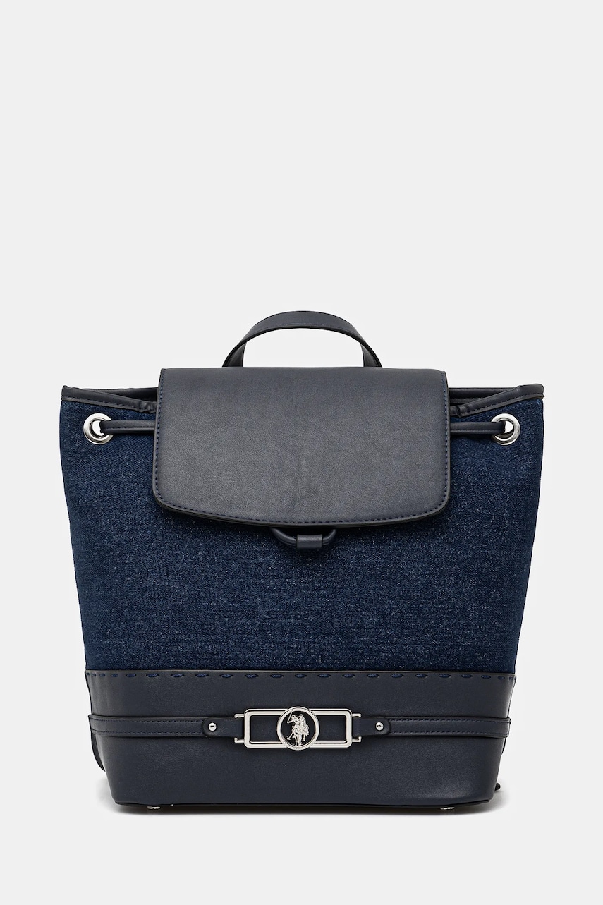 U.S. Polo Assn. rucsac Marple femei, culoarea albastru marin, mic, neted, BEUQM8640WC2